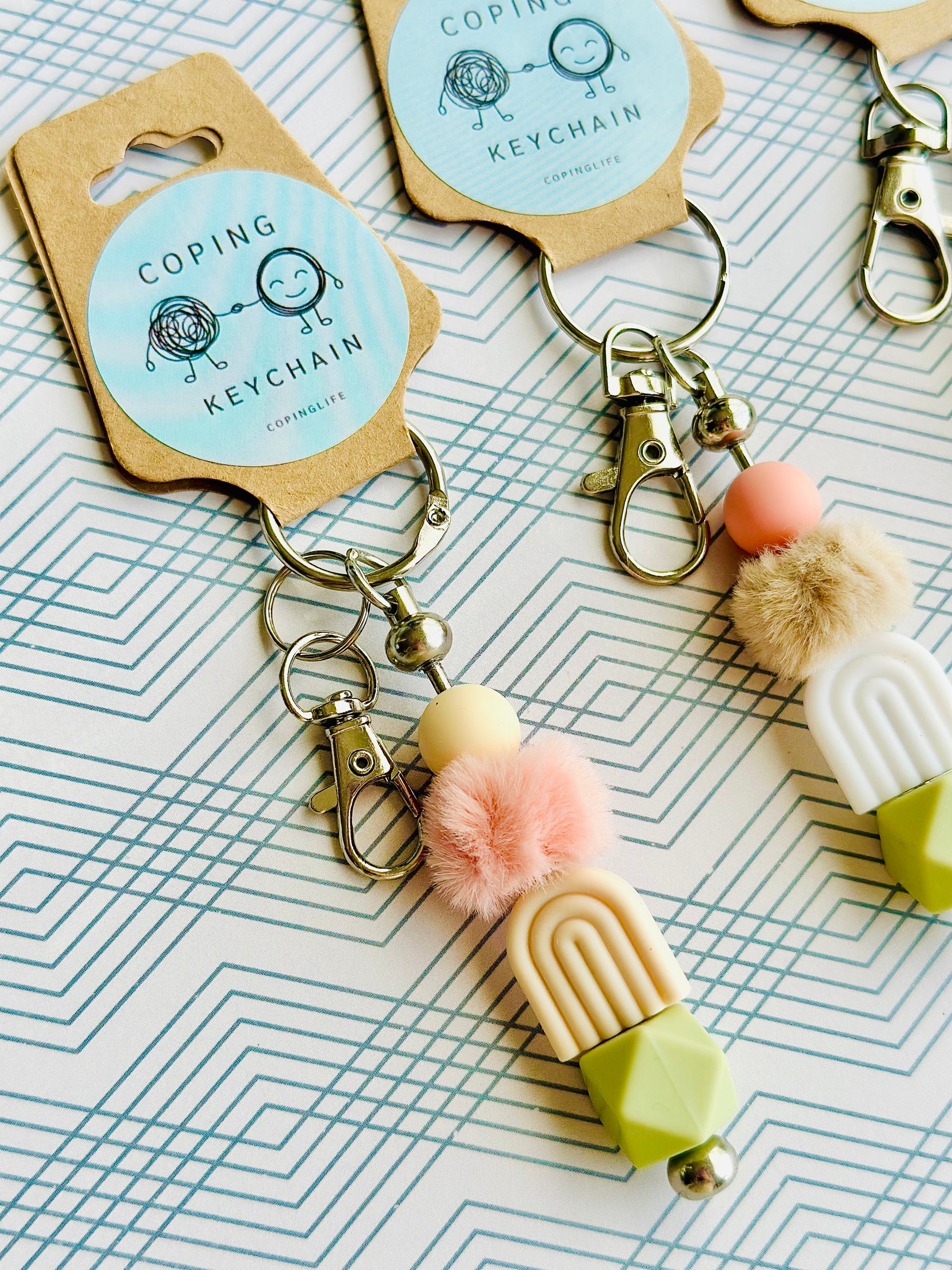 Coping Keychain
