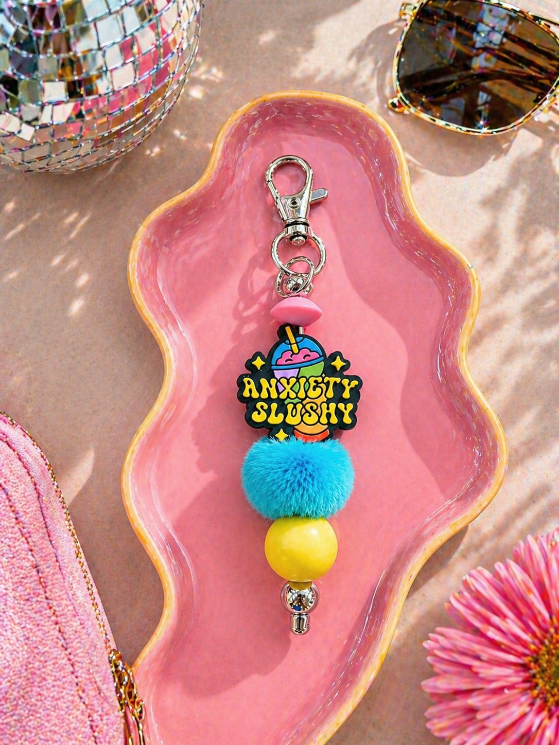 Coping Keychain : Emotional Support Chaos